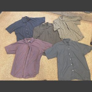 Mens short sleeve button down shirts